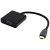 Addon HDMI2VGA-5PK 5PK 8IN HDMI TO VGA M/F BLACK ADAPTER CABLE