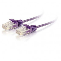 C2G 01181 3FT/0.9M CAT6 CABLE UTP SLIM 28AWG PRPL