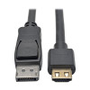 Eaton P582-015-HD-V2A TRIPP LITE SERIES DISPLAYPORT 1.2 TO HDMI ACTIVE ADAPTER CABLE - DISPLAYPORT LEF
