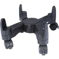Kantek CS200B MOBILE CPU STAND. SLIM SLEEK DESIGN. ADJUSTABLE WIDTH FITS A LARGE RANGE OF CPUS