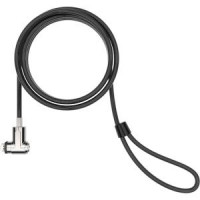 Compulocks CL15 T-BAR SECURITY KEYED CABLE LOCK BLACK