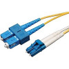 Eaton N356-02M EATON TRIPP LITE SERIES DUPLEX SINGLEMODE 9/125 FIBER PATCH CABLE - MALE LEFT GE