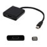 Addon MDP2HDMIB-5PK ADDON 5 PACK OF MINI-DISPLAYPORT MALE TO HDMI FEMALE BLACK ADAPTER CABLE