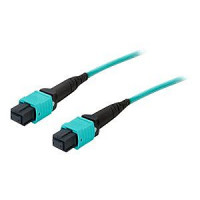 Addon ADD-MPOMPO-20M5OM3 ADDON 20M MPO/UPC TO MPO/UPC AQUA OM3 OFNR (RISER-RATED) 12-STRAND FIBER PATCH C