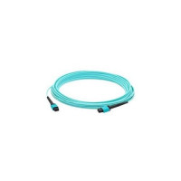 Addon ADD-MPOMPO-30M5OM3 30M MPO/UPC TO MPO/UPC AQUA OM3 OFNR (RISER-RATED) 12-STRAND FIBER PATCH CABLE
