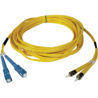 Eaton N354-01M EATON TRIPP LITE SERIES DUPLEX SINGLEMODE 9/125 FIBER PATCH CABLE (SC/ST), 1M (3
