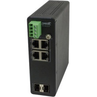 TRANSITION NETWORKS - LANTRONIX SISTP1040-342-LRT HARDENED UNMGDSWITCH 4PORT GE POE+ 2 SFP 120W POE