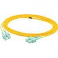 Addon ADD-ASC-ASC-5M9SMF 5M ASC TO ASC YELLOW OS2 DUPLEX OFNR (RISER-RATED) SMF FIBER PATCH CABLE