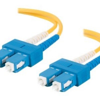 C2G 12505 3M FIBER OPTIC SMF SC/SC 9/125 DUPLEX PVC PATCH CABLE