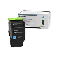 Lexmark 78C0U20 LEXMARK 78C0U20 CYAN TONER CARTRIDGE FOR USE IN CS521,CS/CX62X ESTIMATED YIELD 7
