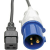 Eaton P070-010 10FT POWER EXTENSION CORD 16A IEC309 TO C19 HEAVY DUTY