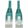EATON TRIPP LITE SERIES CONNECTIVIT N001-020-GN 20FT CAT5E GREEN PATCH CABLE CAT5 SNAGLESS MOLDED M/M RJ45 350MH