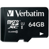 Verbatim 44084 MICROSDHC 64GB CLASS 10 UHS 1 W ADAPTER