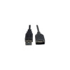 EATON TRIPP LITE SERIES CONNECTIVIT UR024-006 6FT USB EXTENSION CABLE USB M/F USB 2.0 REVERSIBLE HIGH SPEED A/A