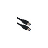 Qvs CC2229C-10BK 10FT USB 3.0/3.1 TYPEA MALE TO MALE 5GBPS BLACK CABLE