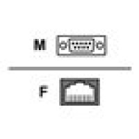 Raritan ASCSDB9M RJ-45(F) TO DB9(M) SERIAL ADAPTER FOR A FEMALE DB9 SERIAL PORT