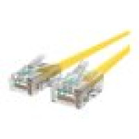Belkin A3L791-04-YLW 4FT CAT5E PATCH CABLE, UTP, YELLOW PVC JACKET, 24AWG, T568B, 50 MICRON, GOLD PLA