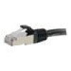 00822 25FT CAT6 BLACK SNAGLESS SHIELDED PATCH CABLE