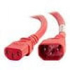 C2G 17553 POWER CORD - LEFT CONNECTOR TYPE: C14 - RIGHT CONNECTOR TYPE: C13 - 6FEET LENGTH