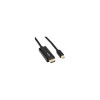 Rocstor Y10C195-B1 PREMIUM 3 FT (1M) MINI DISPLAYPORT TO HDMI CABLE - 4K/2K @30HZ - GOLD PLATED - F