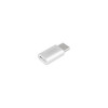 ROCSTOR Y10A206-A1 USB-C TO USB MICRO-B ADAPTER FEMALE SLIM ADAPTER WHITE