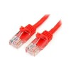 Startech 45PATCH25RD 25FT RED CAT5E CABLE SNAGLESS ETHERNET CABLE GIGABIT LAN RJ45