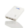 iMicro 5000mAh Lithium Polymer Battery Power Bank (White)