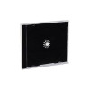 Verbatim 94867 200PK CD AND DVD JEWEL CASES CLEAR CASE W/ BLACK TRAY BULK