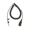 JABRA ACCESSORIES 8800-01-01 DIRECT CONNECT CORD QD-RJ-9 COILED CORD