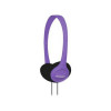 Koss Headphones KPH7V VIOLET PORTABLE ON EAR HEADPHONE ADJUSTABLE HEADBAND