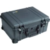 Pelican 1560-000-110 1560 HARD CASE BLACK WITH FOAM W/WHEELS 20.37X15.43X9