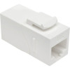 Tripp Lite N235-001-WH-6AD CAT6A STRAIGHT THROUGH MODULAR IN LINE SNAP -IN COUPLER RJ45 F/F