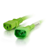 C2G 17555 POWER CORD - LEFT CONNECTOR TYPE: C14 - RIGHT CONNECTOR TYPE: C13 - 6FEET LENGTH