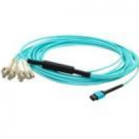 Addon ADD-MPO-4LC7M5OM3 ADDON 7M MPO/UPC TO 4XLC DUPLEX (8XLC)/UPC AQUA OM3 OFNR (RISER-RATED) 8-STRAND
