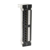 Eaton N050-P12 EATON TRIPP LITE SERIES CAT5E WALL-MOUNT 12-PORT PATCH PANEL - POE+ COMPLIANT, 1
