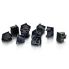 C2G 21999 NETWORK CABLE - RJ45 RIGHT CONNECTOR - RJ45 LEFT CONNECTOR - BLACK - LIFETIME WA
