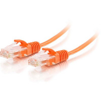 C2G 01177 5FT/1.5M CAT6 CABLE UTP SLIM 28AWG ORNG