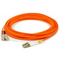 Addon ADD-SC-LC-12M9SMF ADDON 12M SC TO LC YELLOW OS2 DUPLEX OFNR (RISER-RATED) SMF FIBER PATCH CABLE