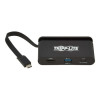 EATON TRIPP LITE SERIES CONNECTIVIT U444-T6N-H4UBC USB C ADAPTER CONVERTER 4K PD CHARGING 100W USB-A HDMI BLACK