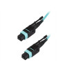 Startech MPO12PL5M 5M (16.4FT) MTP(F)/PC OM3 MULTIMODE FIBER OPTIC CABLE, 12F TYPE-A, OFNP PLENUM,