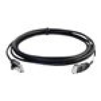 Legrand 01097 0.5FT CAT6 BLACK UTP 28AWG SLIM PATCH CABLE