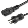 Startech PXTMG10110 10FT (3M) 18AWG HOSPITAL GRADE POWER CORD W/ NEMA 5-15P AND IEC C13 CONNECTORS;