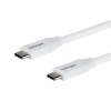 Startech USB2C5C2MW POWER USB TYPE-C DEVICES - 2M USB C TO USB C CABLE - 2 M USB TYPE C CABLE - 6FT