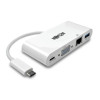 Eaton U444-06N-VB-C EATON TRIPP LITE SERIES USB-C TO VGA ADAPTER WITH PD CHARGING, BLACK