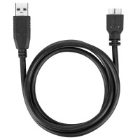 Targus ACC1004USZ 1M USB-A MALE TO MICRO USB-B MALE CABLE BLACK