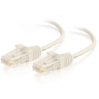 C2G 01189 10FT/3M CAT6 CABLE UTP SLIM 28AWG WHITE