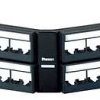 Panduit CPPLA48WBLY 48PT ANGLED PATCH PANEL W/ LBL
