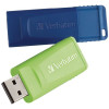 Verbatim 32GB Store N Flip USB Flash Drive - Blue & Mint