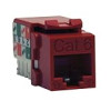 Eaton N238-001-RD CAT6 / CAT5E 110 KEYSTONE JACK 110 STYLE PUNCHDOWN RED RJ45-F