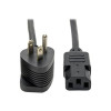 Eaton P006-006-515MF POWER CABLE - NEMA 5-15P - MALE LEFT GENDER - C13 - FEMALE RIGHT GENDER - 6FEET
